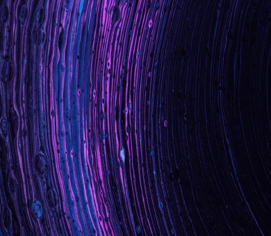 Purple and Blue Water Drops shaped in the circle