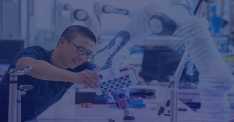 Close-up on AI Solution, which determines anomalies and failures during production at the earliest stage